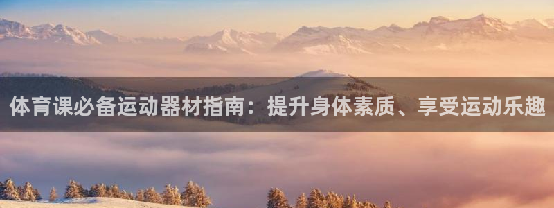 意昂平台体育：体育课必备运动器材指南：提升身体素质、享受运动